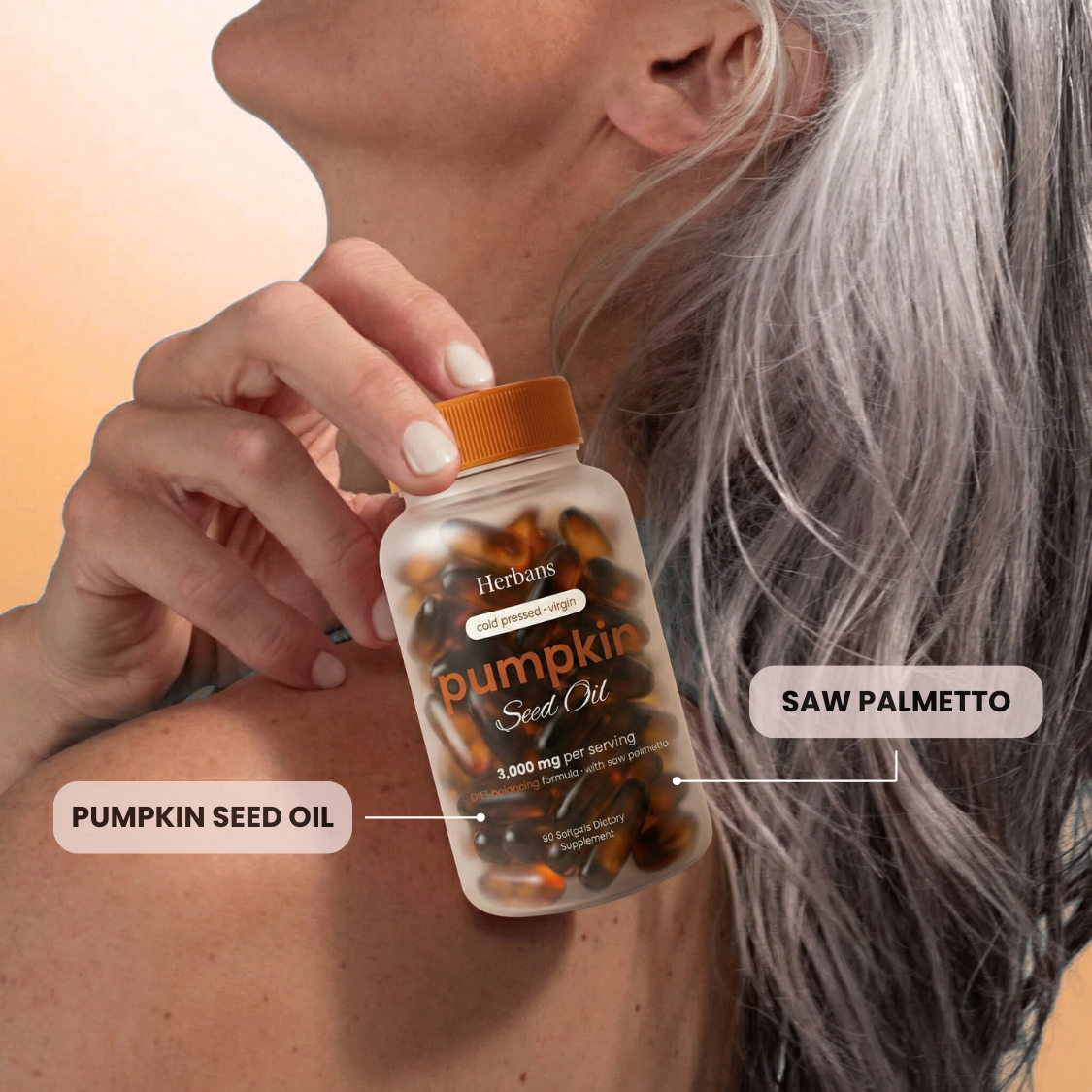 Herbans Pumpkin Seed Oil Softgels